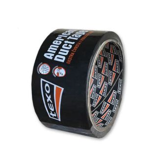 Armirana traka AMERICAN DUCT TAPE, crna, 10m x 25 mm, TEXO 260-10C