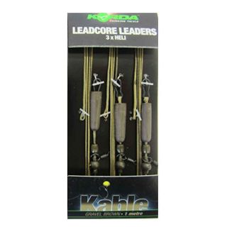 Korda Heli Leadcore Leaders Gravel LLHG