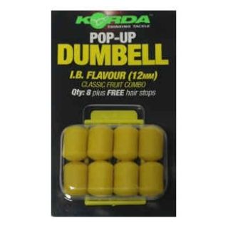 Korda IB Pop Up Dumbel 16 mm Yellow KPB40