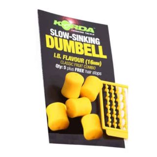 Korda IB Yellow Slow Sinking Dumbell 16 mm