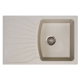 Sudoper bež X QUADRO PLUS GRANIT pravokutni 77x50X19cm sa sifonom 90mm