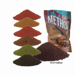 Pelete Benzar Mix Method Pellet, Red-Halibut, 2mm, 800g 98061-212