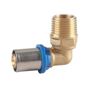 PEX koljeno, 16 x 1/2", vanjski navoj, TH spoj