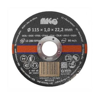 Rezna ploča za metal Magg 115x1.0x22.2mm RK11510