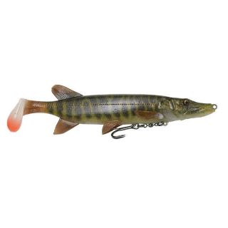Savage Gear 4D Pike Shad, 01-Striped Pike 20 cm, 65 g 61786