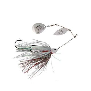 Savage Gear Da'Bush Spinnerbait, White Silver Holo Flame, 18 cm, 42 g 42149
