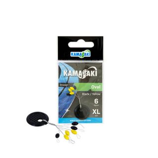 Stoperi Kamasaki Classic Oval Black/ Yellow L 79006-303