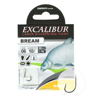 Udice Excalibur, Snelled, Bream Maggot, Black Nickel, veličina 8, 10kom 47044-008